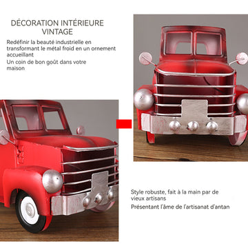 Ornements 31x15x16,5cm décorations de camion décorations de Noël de camion ornements d'ambiance de Noël petits objets decoratifs